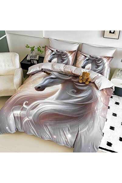 OEM 6-Piece Duvet Cover Set – Finet, Fitted Sheet 180×200+30 cm, 5D Digital P...