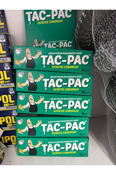 Tac-Pac super glue tac pac set of 6 pieces