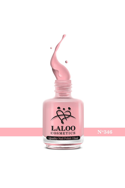 Laloo Cosmetics No.346 Pink Blossom| Oja clasica Laloo 15 ml