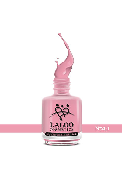 Laloo Cosmetics No.201 Pale PInk| Laloo classic nail polish 15 ml