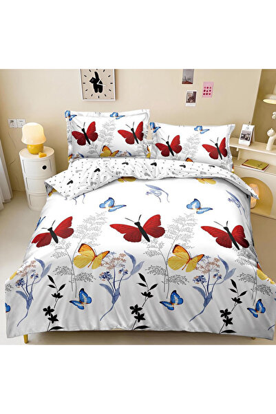 OEM Duvet Cover Set for double bed 2 people, SDP, satin Cotton 4 pieces, DREA...