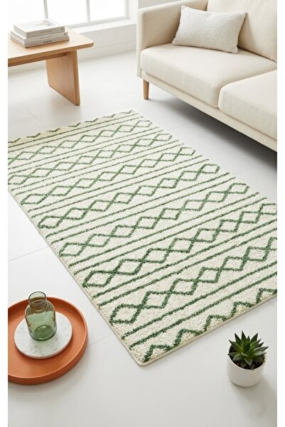 EUROBANO Carla Nordic Çağla-Kemik Makinede Y lavabil Sufragerie Dormitor Y tr...