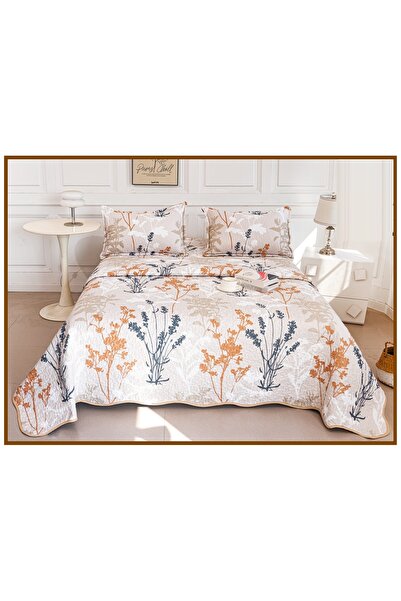 CHIRASO Reversible Quilted Bedspread Set, 2 Sides, 3 Pieces, 220x240 cm, 2 Pi...