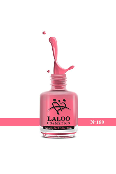 Laloo Cosmetics No.189 Hot Pink| Oja clasica Laloo 15 ml