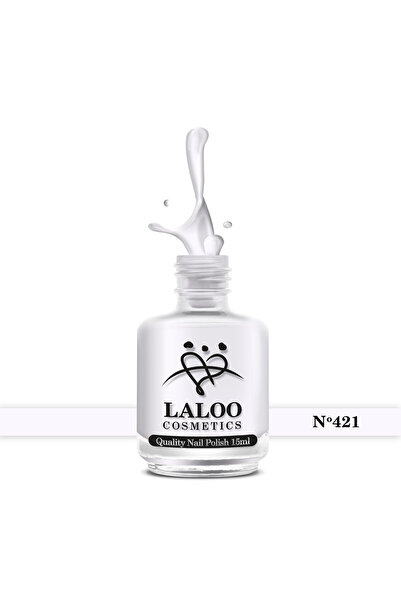 Laloo Cosmetics No. 421 Purple French| Laloo classic nail polish 15 ml