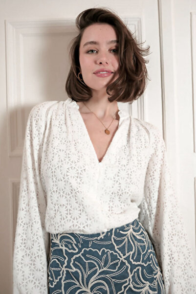 SOFILINE Cămașă ivory din dantelă 4783T M9