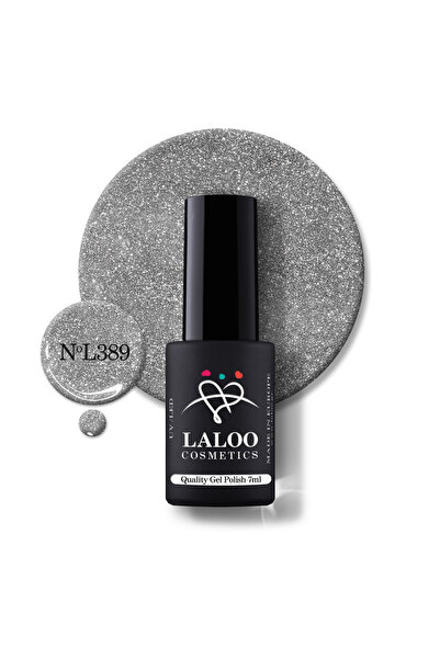Laloo Cosmetics 389 Meta7Lic Silver | Laloo gel polish 7ml