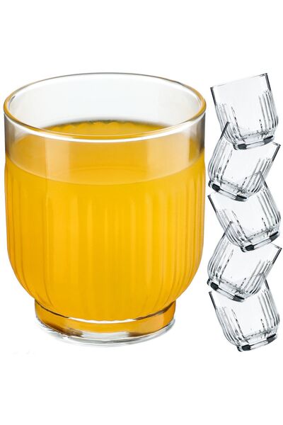 KADAX Glasses for Drinks, Whiskey, Juices, Set of 6 Glasses, 330ml