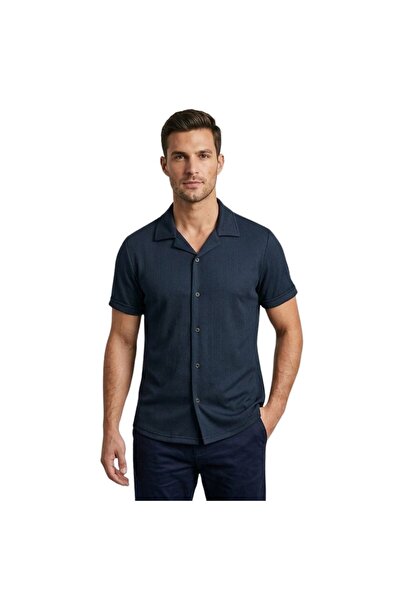 trender Muška košulja Rebrasto Petrol