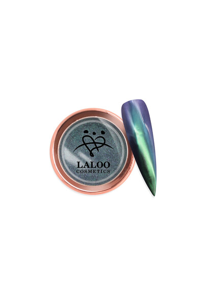 Laloo Cosmetics Pudra Oglinda Cameleon No.06 Verde Laloo