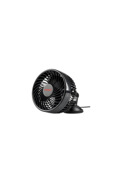 AMIO Ventilator auto cu ventuza, 12V 6"