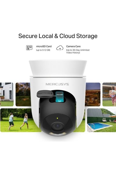 Mercusys MC510 Outdoor Pan/Tilt Security Wi-Fi Camera