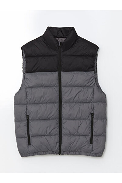 LC Waikiki Rmz Gi̇yi̇m Farkiyla Slim Fit Judge Collar Men's Puffer Vest