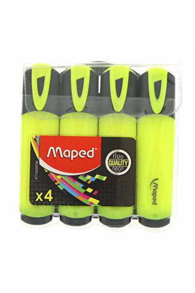 Maped أقلام تحديد فلورسنت 4