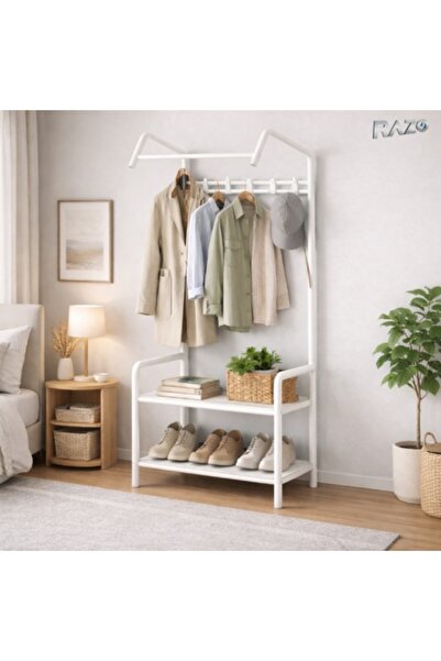 Razo 2 in 1 Clothes and Shoes Rack