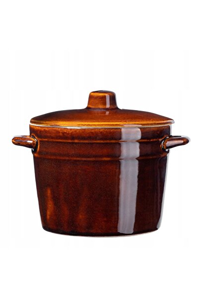 KADAX Oală pentru murat varză și castraveți în untură de porc, gresie, 0,5 l,...