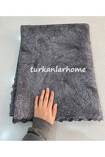 turkanlarhome Husă pentru canapea extensibilă gri închis Damar cu model talpă...