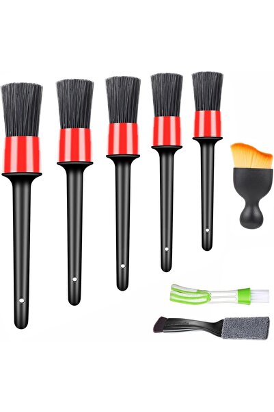 Arabest 8Pcs Car Detailing Brush Set, Auto Car Duster Cleaning Kits,Car Dash ...
