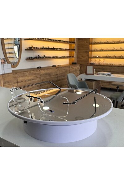 Fila VF9859 52-18-140 titanyum faset çerçeve ( Demo camlı )( silhouette muadi...