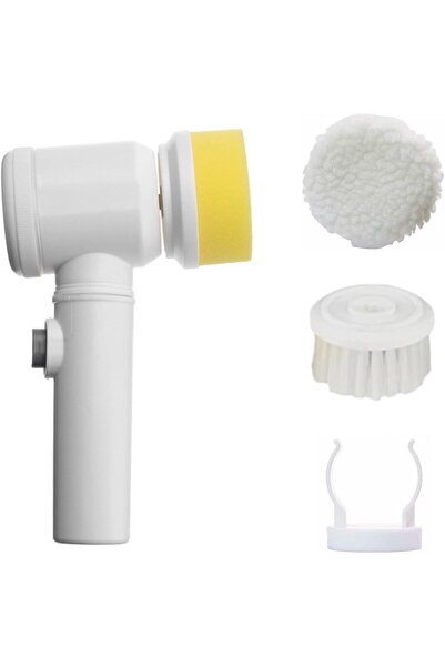 zola Universal electric cleaning brush, 4 interchangeable heads, USB, grip in...