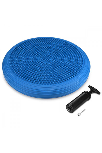 Navaris Inflatable gymnastics cushion/chair with pump, 33 cm, 49286.04