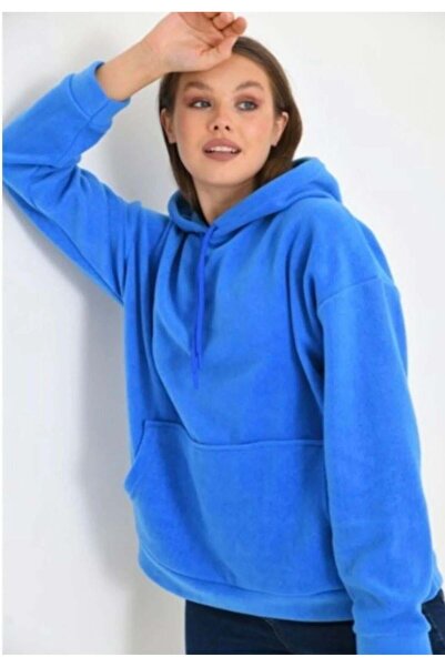 modasindoma Women's Hooded Sweatshirt Cobalt