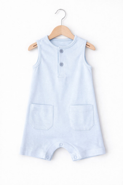 For My Baby Summer Pocketed Baby Rompers