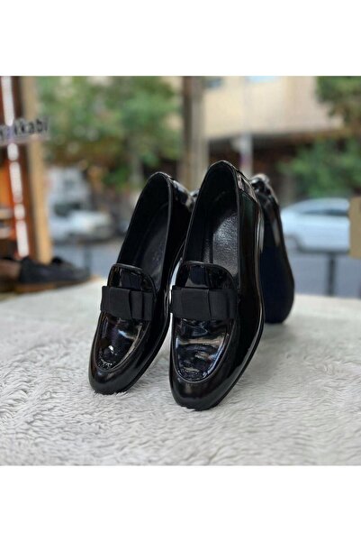 Parlak Hakiki Deri Smokin Klasik Damatlık Ayakkabı