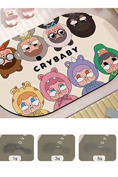 Generic Rubber Bath mats Quick-Drying Non-Slip Bathroom mat Super Absorbent B...