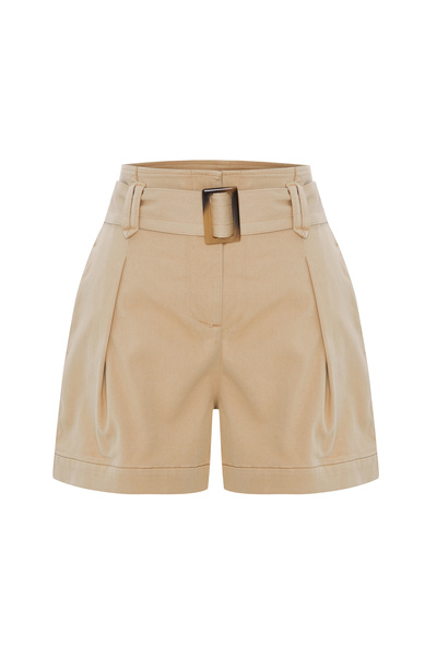 Mudo شورت قصير مزين بأزرار