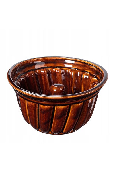 KADAX Cake Pan with Chimney Sleeve Stoneware Baking Pan 24cm 2.5L