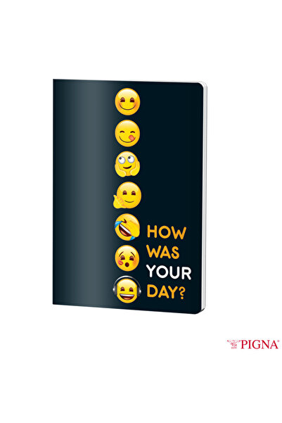 PIGNA A4 Dictando Notebook 60 Sheets - Notes, School and General Use, Emoji D...