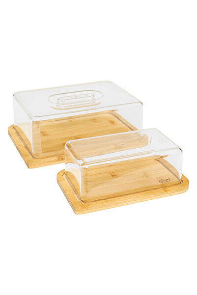 5five Simple Smart Set 2 cutii alimentare 5Five, capac transparent si baza di...