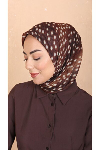 locella Soft Pamuk Eşarp Ceylan Desen