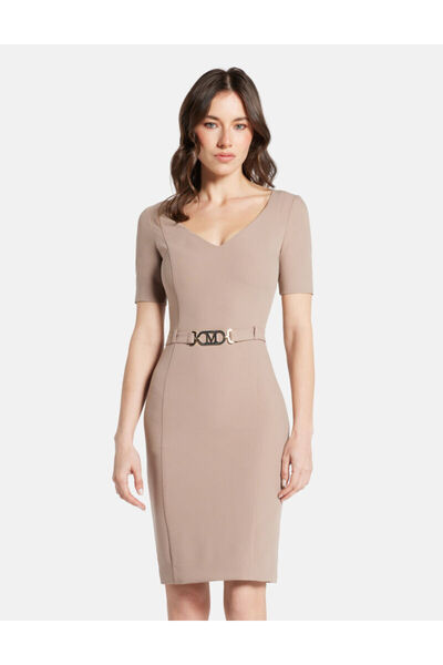 Guess Marciano belted midi dress