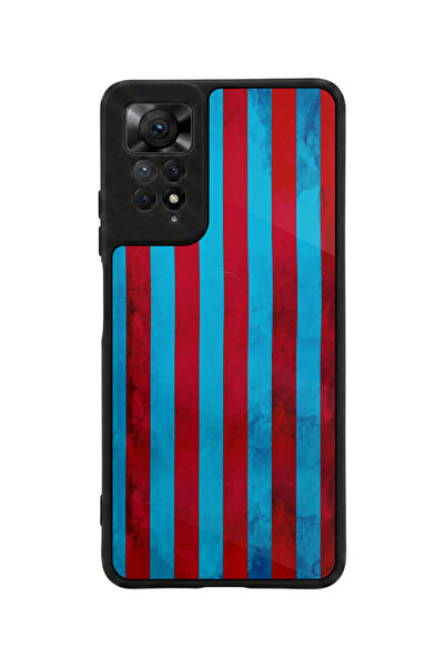 Aksel Kılıf متوافق مع Redmi Note 11 Pro / 12 Pro مطبوع، أسود مطفي، سيليكون نا...