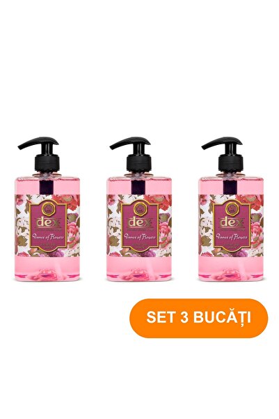 Dex SET 3 PIECES - Liquid Hand Soap 500 ml – Dance of Flowers Scent