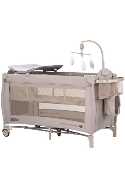 Chipolino Bella Folding Crib Tiramisu