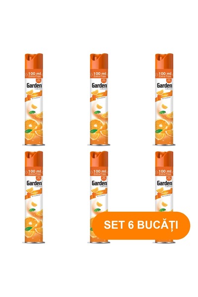 Qwix SET 6 BUCĂȚI - Spray de cameră 400ml – Mandarină