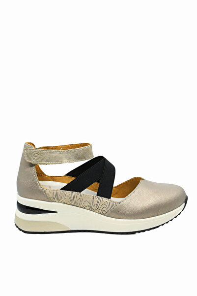 Remonte Casual Women's Shoes Metallic Gold