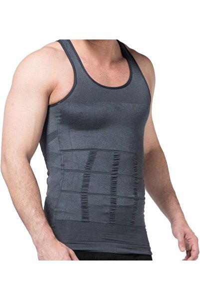 Generic NAKXUS Mens Slimming Body Shaper Vest Shirt