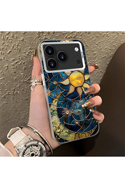 Hontinga iPhone 17 Pro Compatible Silicone Edge Hard Back Anti-Fall Phone Cas...