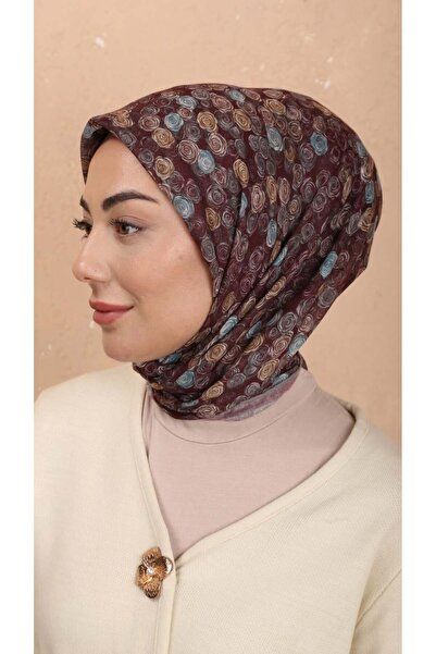locella Soft Pamuk Eşarp Bordo