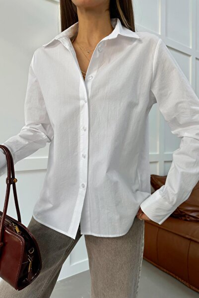 mylove Basic Long Sleeve Shirt White