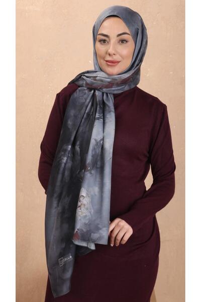 locella Koza Pamuk Şal Gri