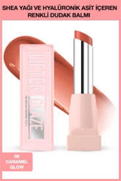 Maybelline New York Lifter Glaze Renkli Dudak Balmı 06 Caramel Glow