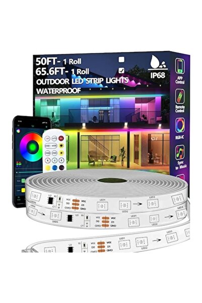 OEM LED Strip Light 20m (65.6FT) RGB+IC