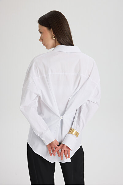 MAI STUDIOS CO. Lira Oversized White Shirt