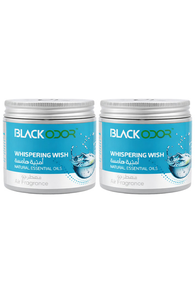 Black Odor Whispering Wish Air Freshener Gel 12oz Natural Essential Oils Long...