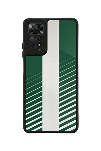 Aksel Kılıf متوافق مع Redmi Note 11 Pro / 12 Pro مطبوع، أسود مطفي، سيليكون نا...